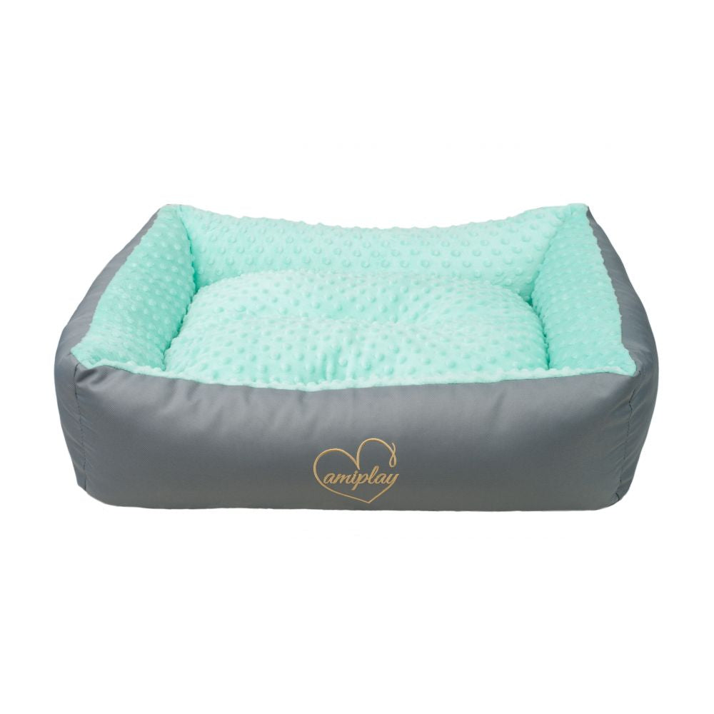 Amiplay Legowisko Sofa Babydoll Dla Psa Rozmiar S Miętowo-Szare