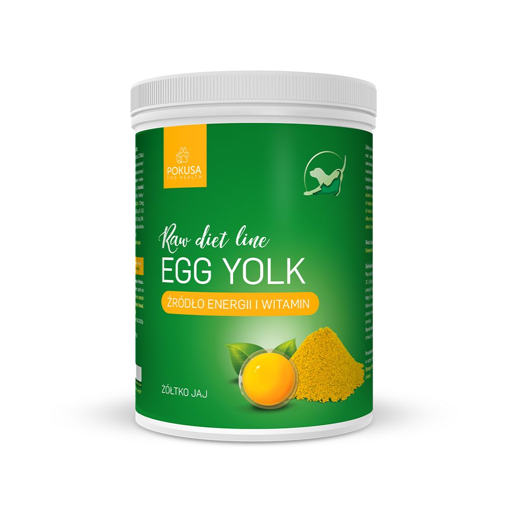 Pokusa RawDietLine Egg Yolk Żółtko Kurze Dla Psów i Kotów 800 g