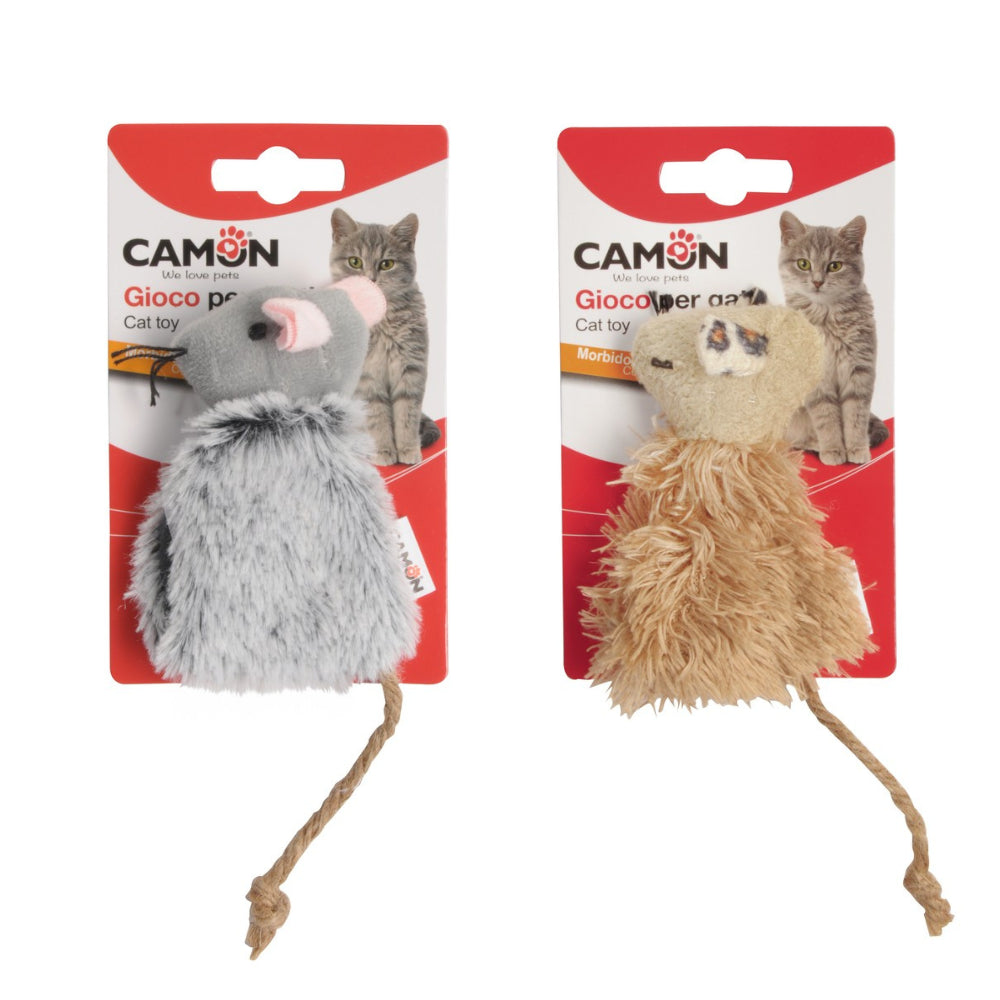 Camon Cat Toy Mysz z Kieszonką Na Kocimiętkę
