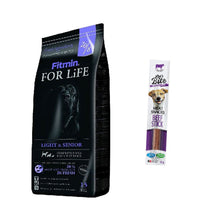 Pakiet Fitmin For Life Light & Senior 15 kg + Brit Lets Bite Beef Stick 12 g GRATIS