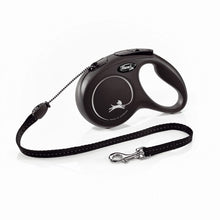 Flexi Smycz New Classic Na Sznurku 5 Metrów Rozmiar M do 20 kg Czarna