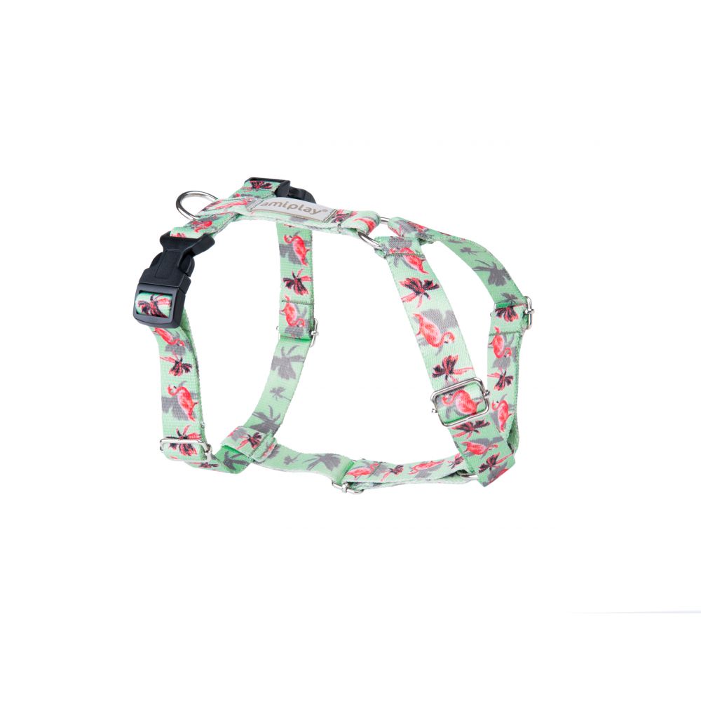 Amiplay Szelki Regulowane Guard BeHappy Rozmiar XL Flamingo