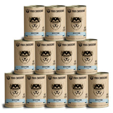 Pakiet Paka Zwierzaka Mokra Karma Dla Psa Dziczyzna i Łosoś 12 x 400 g