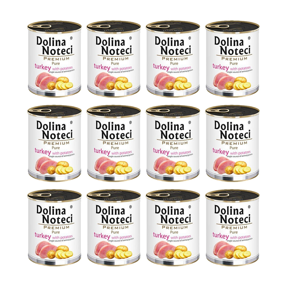 Pakiet Dolina Noteci Premium Pure Indyk z Ziemniakami 12 x 800 g
