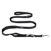 Amiplay Reflective Smycz Regulowana 8in1 Rozmiar XL 200-400 x 2,5 cm Czarna