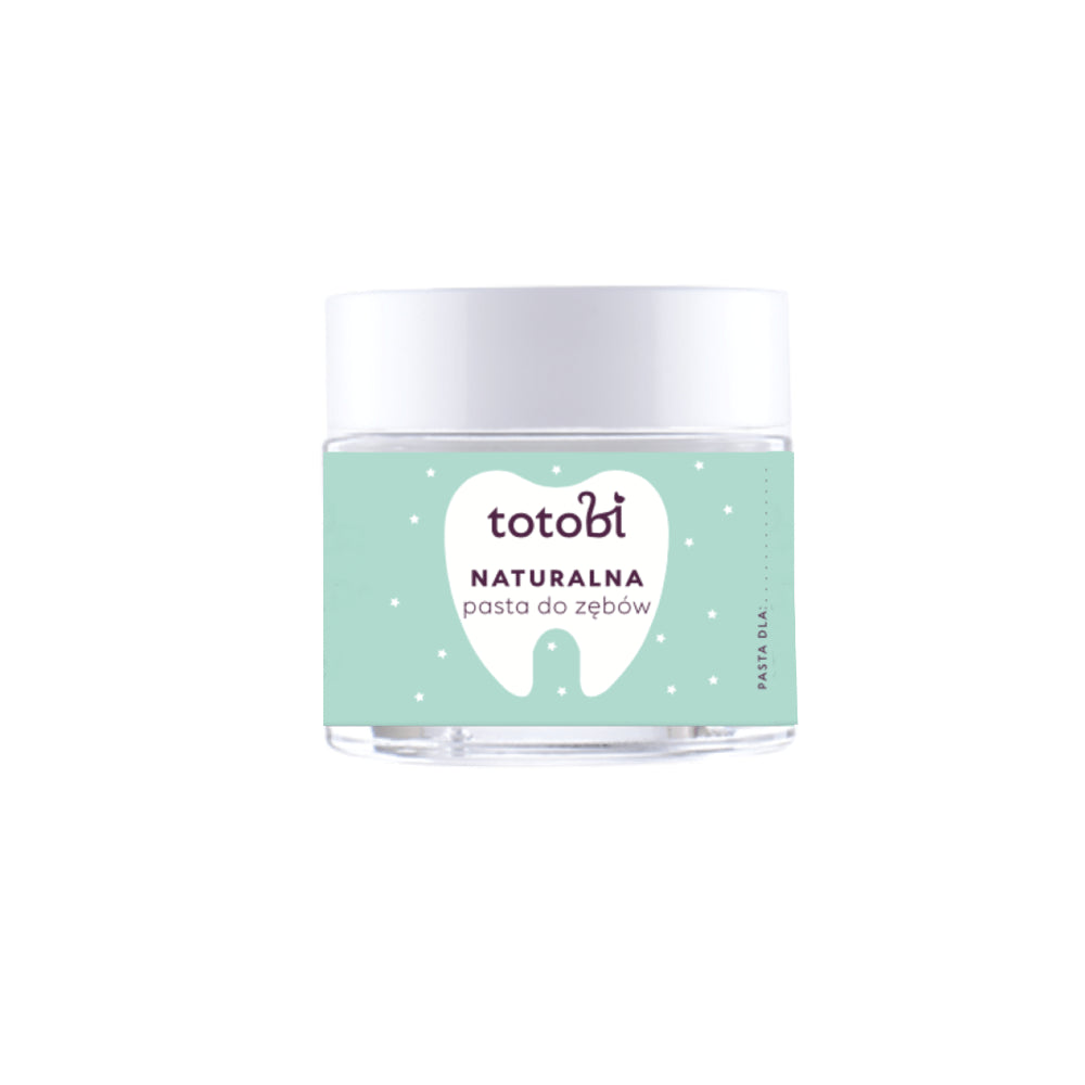 TOTOBI Naturalna pasta do zębów pietruszkowa - szklany słoik 50ml