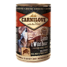 Brit Carnilove Lamb & Wild Boar Jagnięcina Dzik Bezzbożowa Adult Dogs Karma Dla Dorosłych Psów 0,4 kg