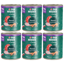 Pakiet Pan Mięsko Mokra Karma Dla Dorosłych Psów Pasztet z Ziołami i Krewetkami 6 x 800 g