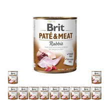 PAKIET FBA BRIT PATE& MEAT RABBIT 12 x 800G