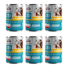 Pakiet Frendi Mokra Karma Dla Dorosłych Kotów Z Kawałkami Kurczaka W Sosie 6 x 400 g