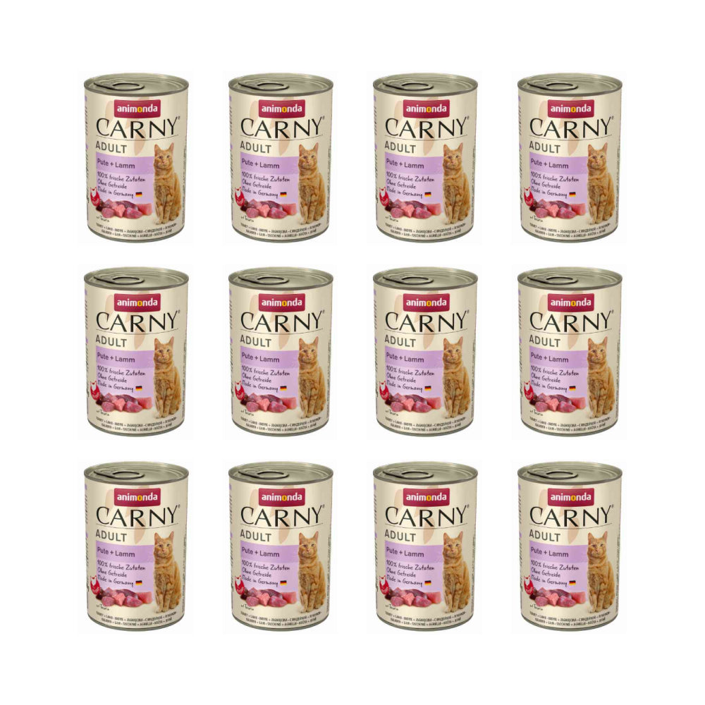 Pakiet Animonda Carny Mokra Karma Dla Kota Indyk z Jagnięciną 12 x 400 g