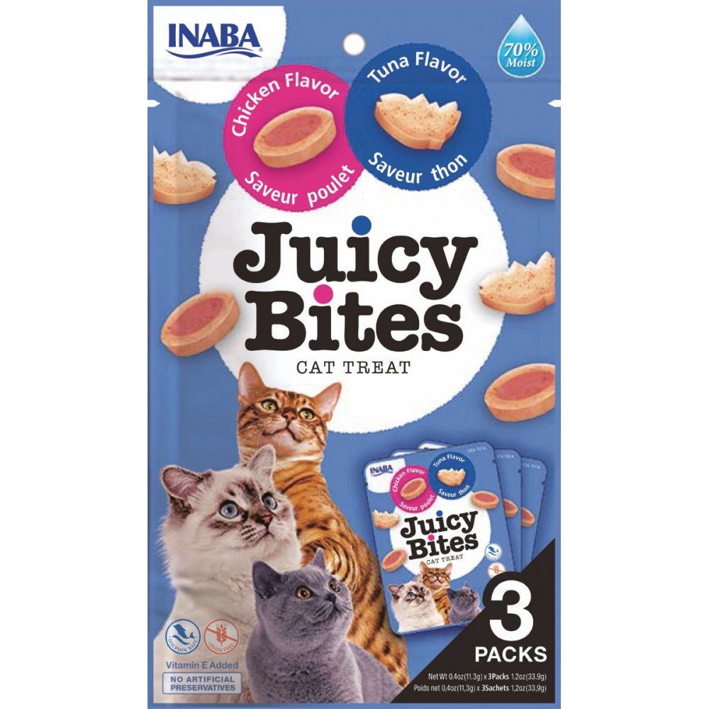 Inaba Ciao Juicy Bites Tuńczyk i Kurczak Przysmak Dla Kota 33,9 g