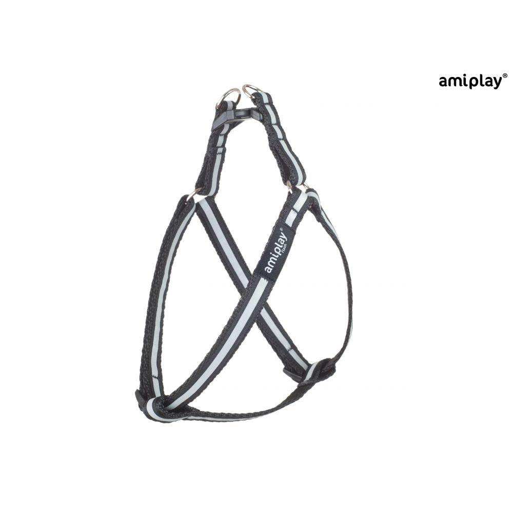 Amiplay Szelki Regulowane Dla Psa Shine L Czarne
