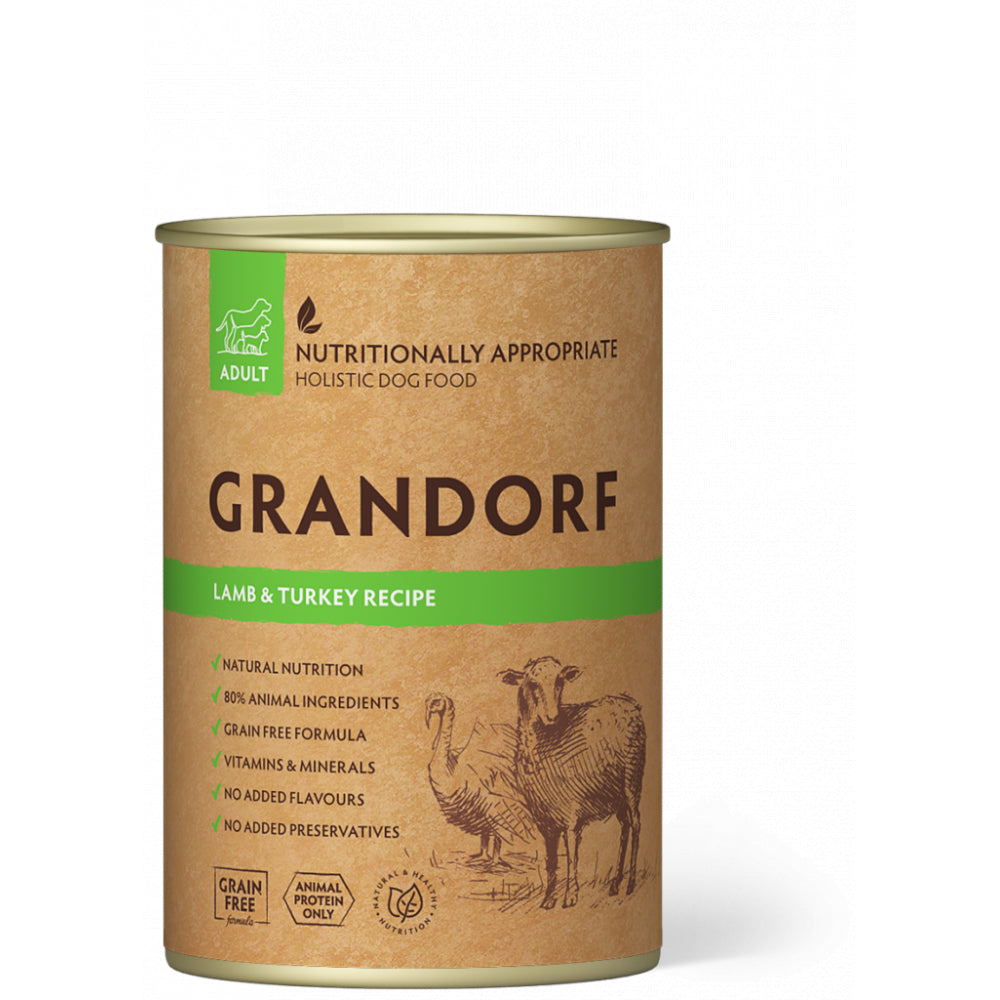 Grandorf Lamb & Turkey Mokra Karma Dla Psa Jagnięcina, Indyk 400 g