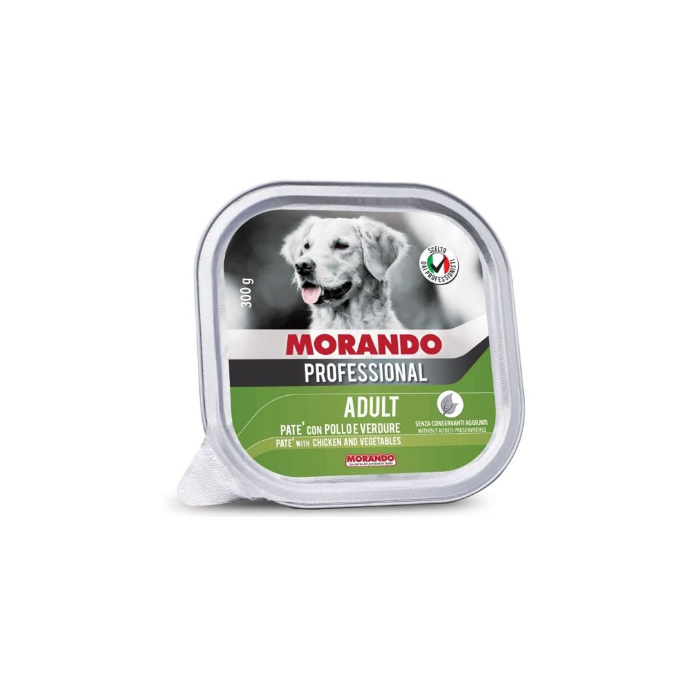 Morando Pro Mokra Karma Dla Psa Pasztet z Kurczakiem i Warzywami 300 g