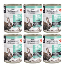 Pakiet Wiejska Zagroda Monoproteinowa Mokra Karma Dla Kociąt Królik 6 x 400 g