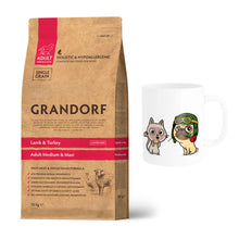 Pakiet Grandorf Lamb & Turkey Adult Medium & Maxi Breeds Karma Dla Dorosłych Psów Średnich i Dużych Ras 10 kg + Kubek z Twoim Pupilem GRATIS!