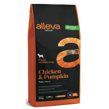 Alleva Natural Sucha Karma Dla Szczeniąt Średnich Ras Oraz Suk Karmiących I W Ciąży Z Kurczakiem I Dynią 12 kg