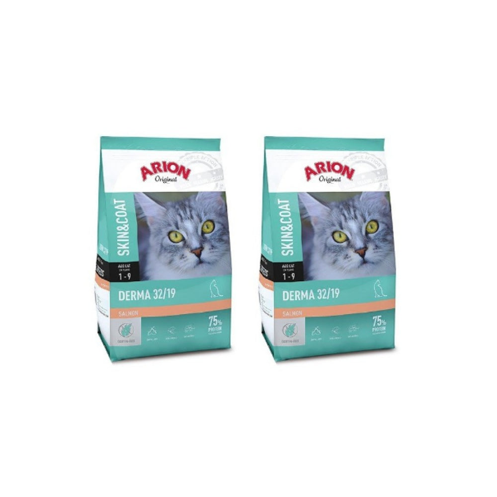 Pakiet Arion Original Cat Derma 32/19 Karma Dla Kota 2 x 2 kg