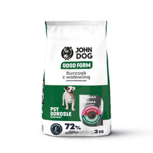 John Dog Good Form Karma Sucha Dla Psów Małych Ras z Kurczakiem i Wołowiną 3 kg