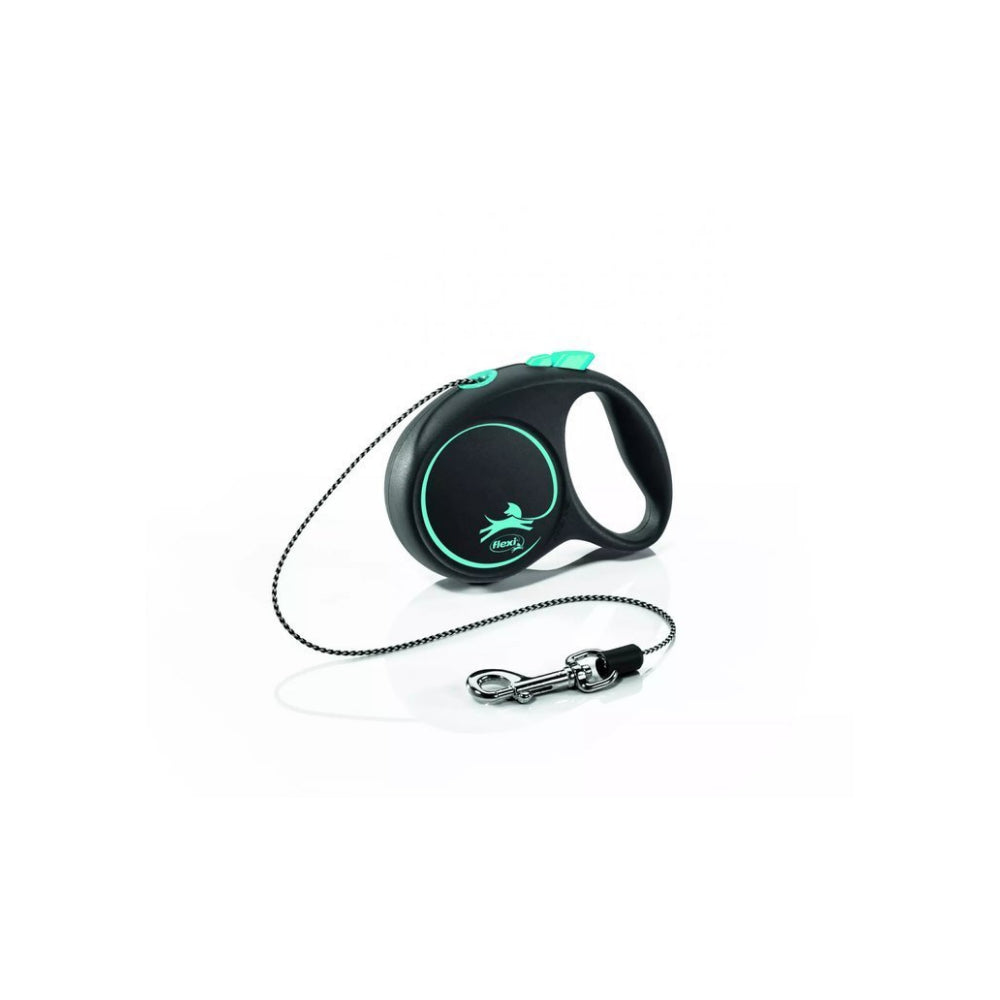 Flexi Smycz Black Design Na Lince 3 Metry Rozmiar XS do 8 kg Niebieska