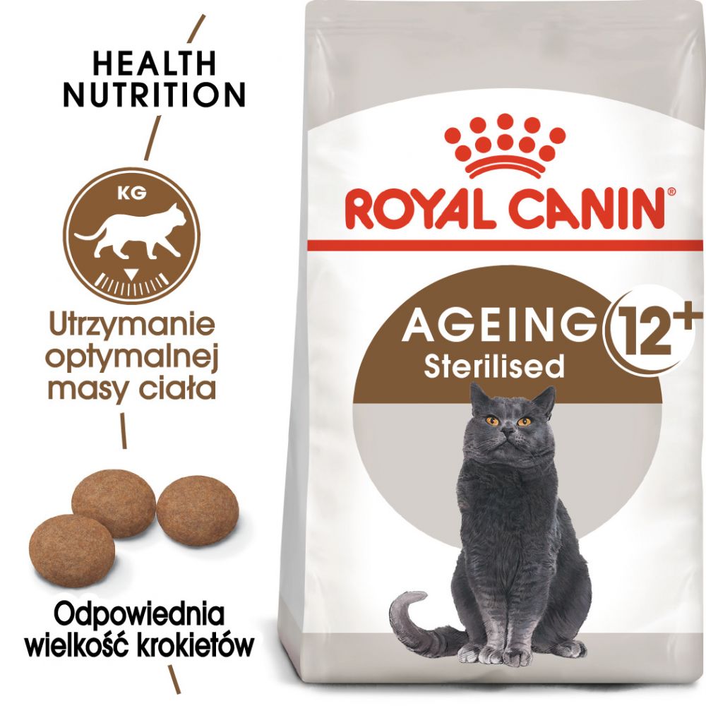 ROYAL CANIN Ageing Sterilised +12 400g karma sucha dla kotów dojrzałych, sterylizowanych