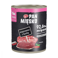 Pan Mięsko Mokra Karma Dla Szczeniąt Wieprzowina z Kaczką 800 g