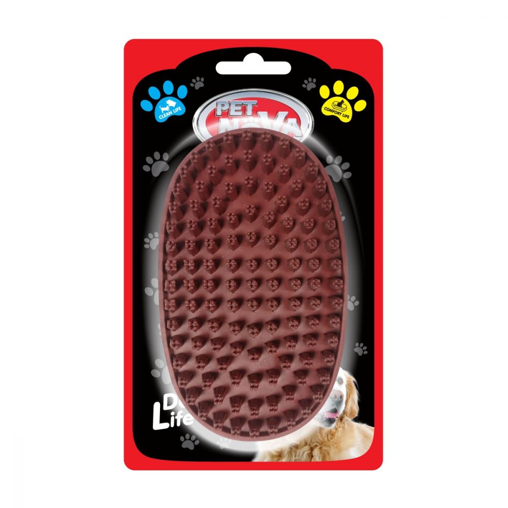 Pet Nova Szczotka Do Kąpieli Dla Psa 13x8 cm