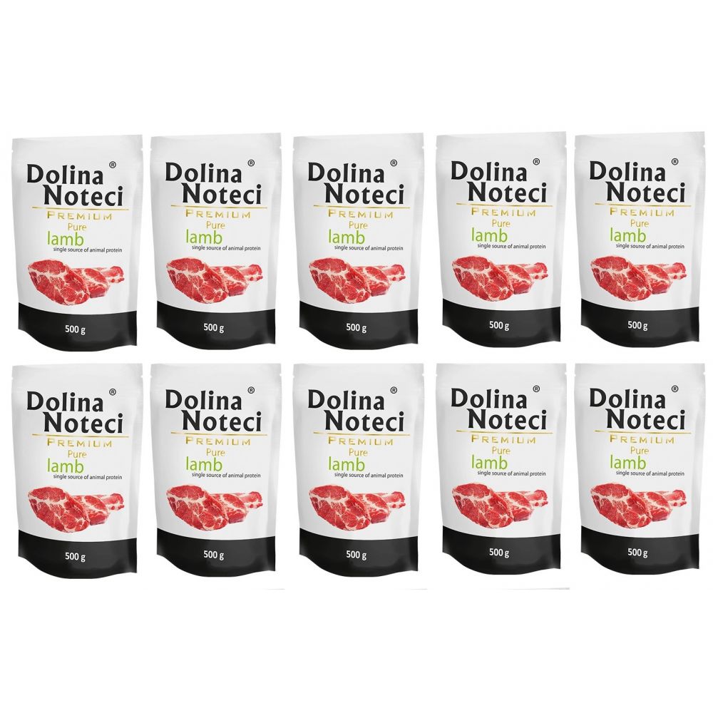Pakiet Dolina Noteci Premium Pure z Jagnięciną 10 x 500 g