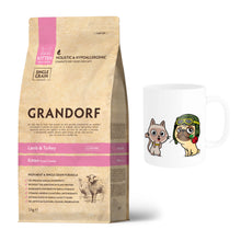Pakiet Grandorf Lamb & Turkey Kitten Karma Dla Kociąt 2 kg + Kubek z Twoim Pupilem GRATIS!