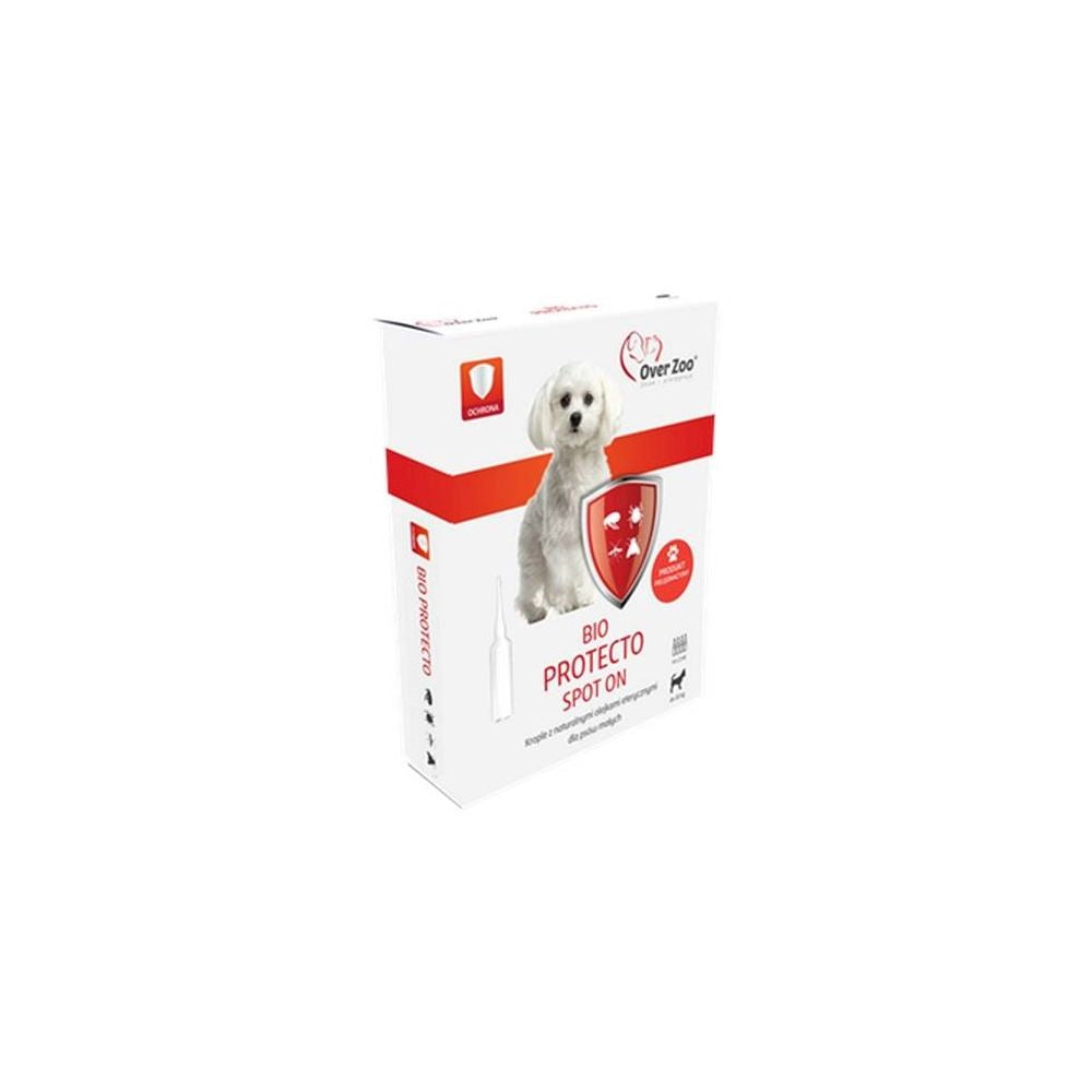 Over Zoo Bio Protecto Spot On dla Małych Psów 4 x 1 ml