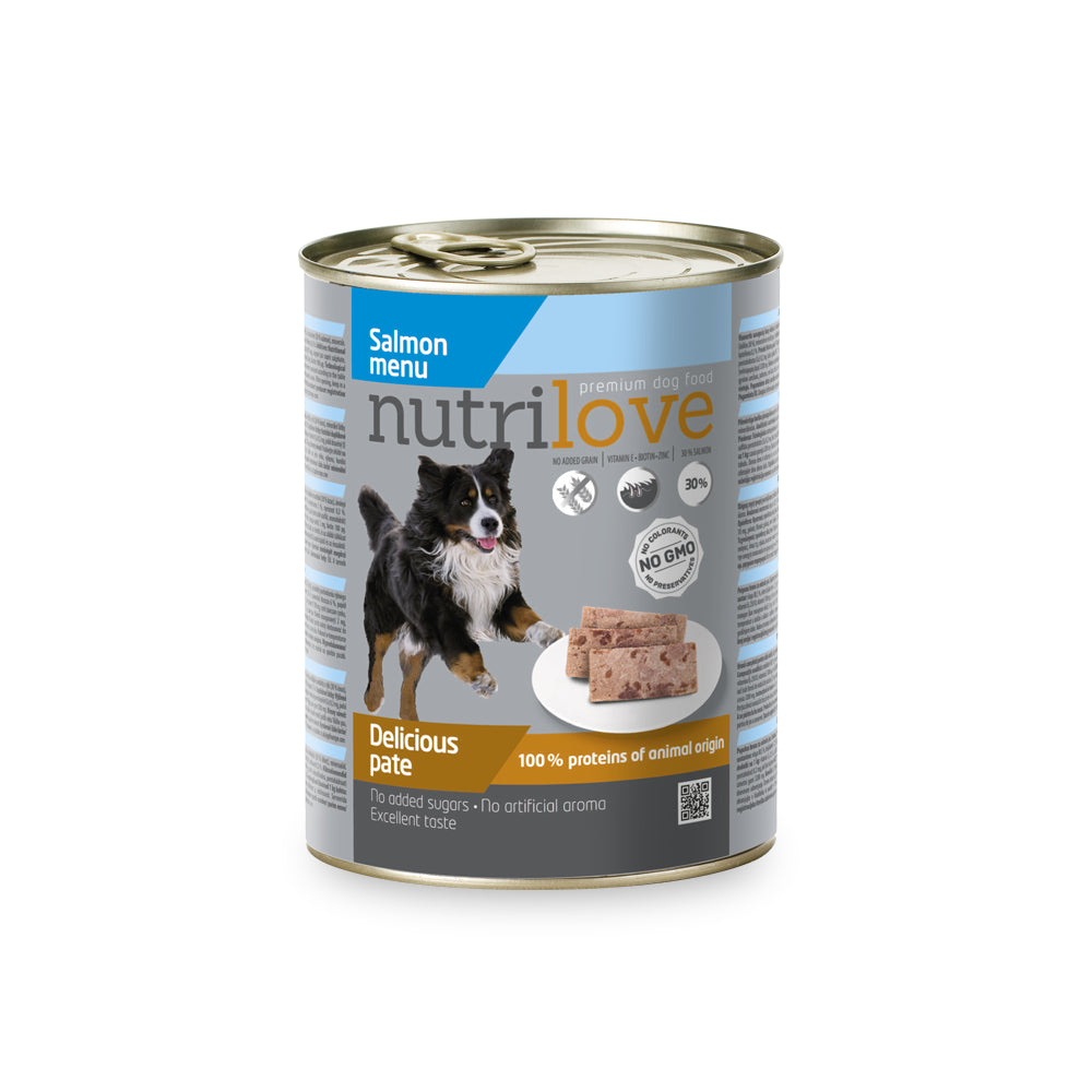 Nutrilove Pasztet Z Łososiem Dla Psa 800 g
