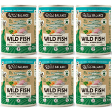 Pakiet Wild Balance Mokra Karma Dla Psów Wszystkich Ras w Każdym Wieku Indyk z Dziką Ryba Marchwią i Szpinakiem 6 x 400 g