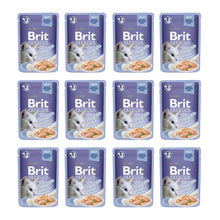 Pakiet Brit Premium Salmon Jelly Fillets Łosoś Galaretka Mokra Karma Dla Kota 12 x 85 g