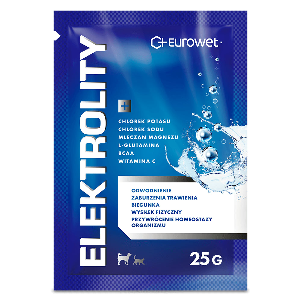 Eurowet Elektrolity Dla Psa i Kota 10 x 25 g