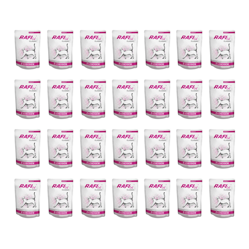 Pakiet Dolina Noteci Rafi Cat z Łososiem 28 x 85 g