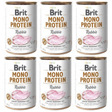Pakiet Brit Mono Protein Rabbit Królik Mokra Karma Dla Psa 6 x 400 g