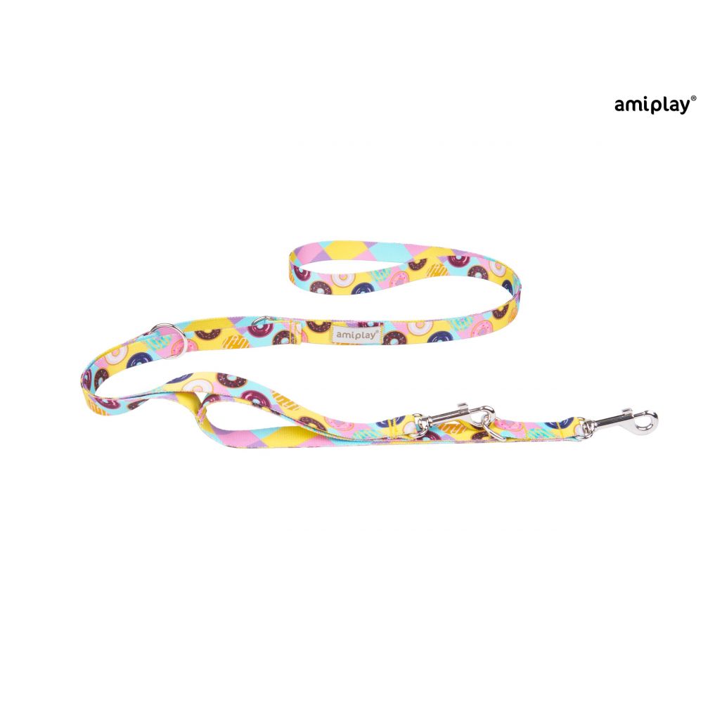 Amiplay Smycz 7in1 BeHappy Rozmiar M Donut