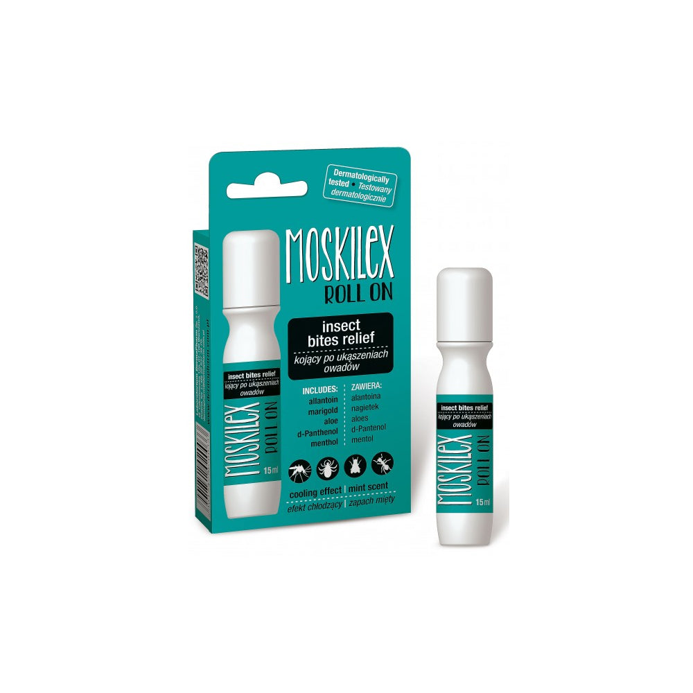 Moskilex Roll - On Kojący po Ukąszeniach Owadów 15 ml