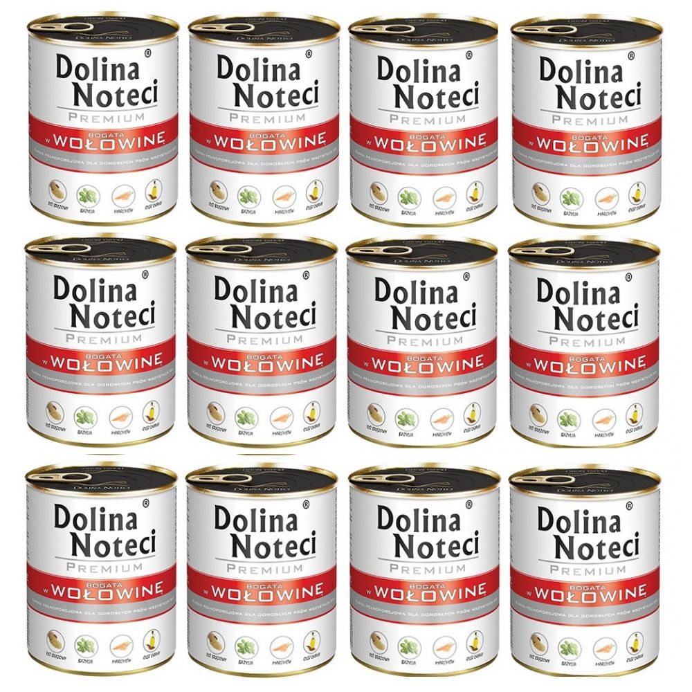 PAKIET FBA Dolina Noteci Premium Wołowina 800 g X 12