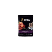 Savory Cat Adult Sterilised Lamb&Cranberries Gravy Karma Mokra Dla Kotów Po Sterylizacji i Kastracji z Jagnięciną i Żurawiną w Sosie 85 g