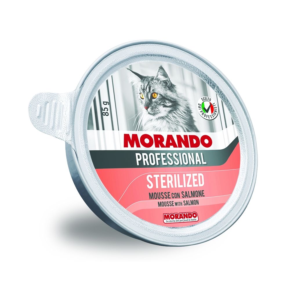 Morando Pro Mus Dla Kota Po Sterylizacji Z Łososiem 85 g