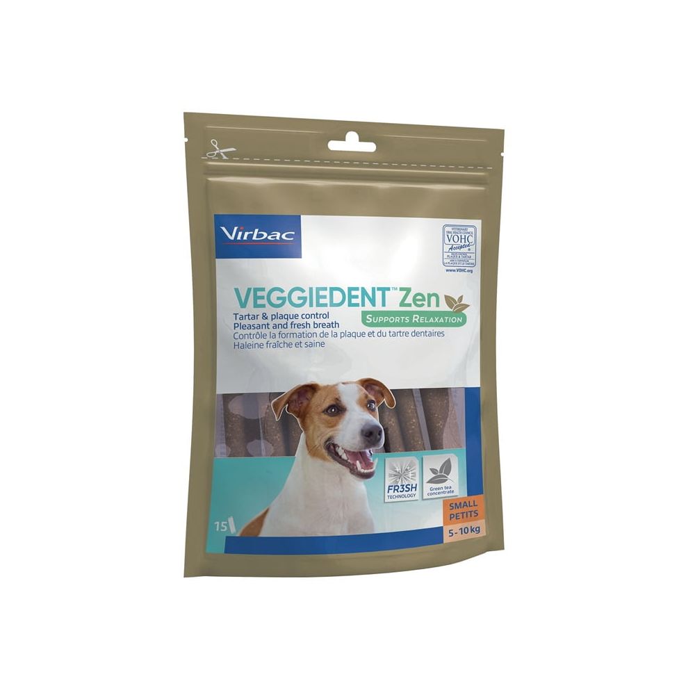 VIRBAC Veggiedent Zen S gryzaki dla psów 5-10kg