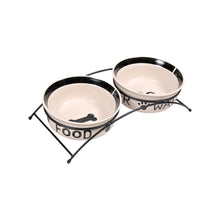 Trixie Miski Ceramiczne Na Stojaku 2x0,6l/15 cm