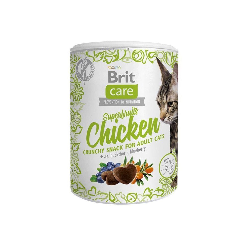 Brit Care Snack Superfruits Chicken Kurczak Rokitnik Borówka Przysmak Dla Kota 100 g
