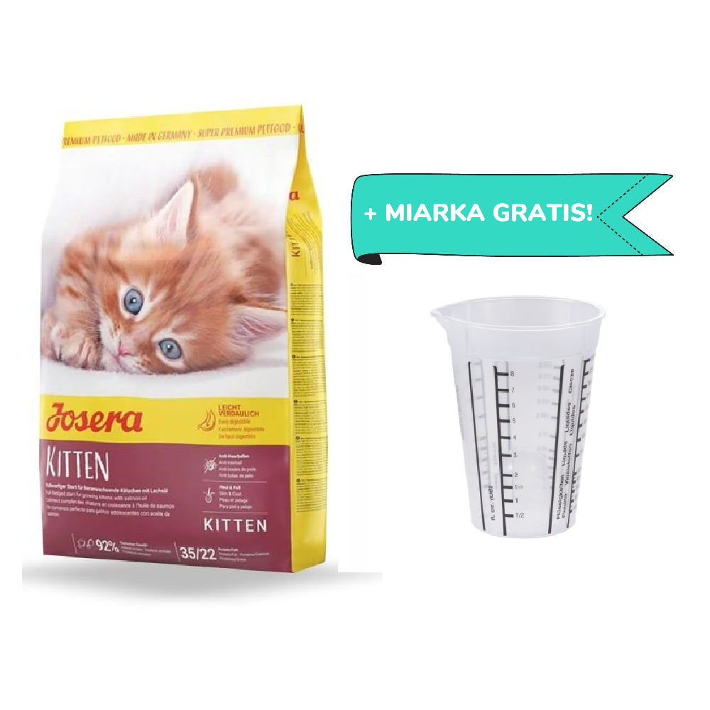 Pakiet Josera Kitten 10 kg  + Miarka do Karmy GRATIS