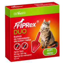 Fiprex Duo Roztwór Do Nakrapiania  Dla Kotów i Fretek 1 x 0,5 ml