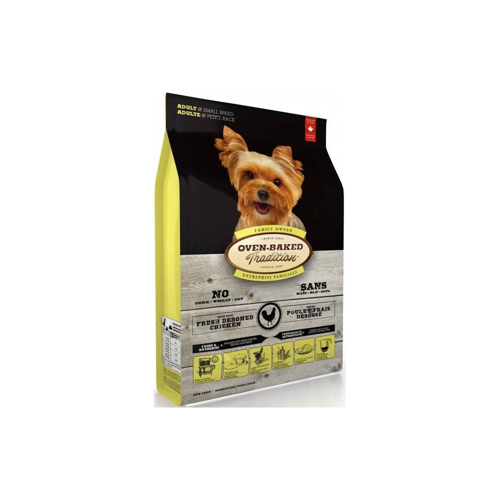 Oven Baked Sucha Karma Dla Dorosłych Psów Małych Ras Ze Świeżym Kurczakiem 2,27 kg