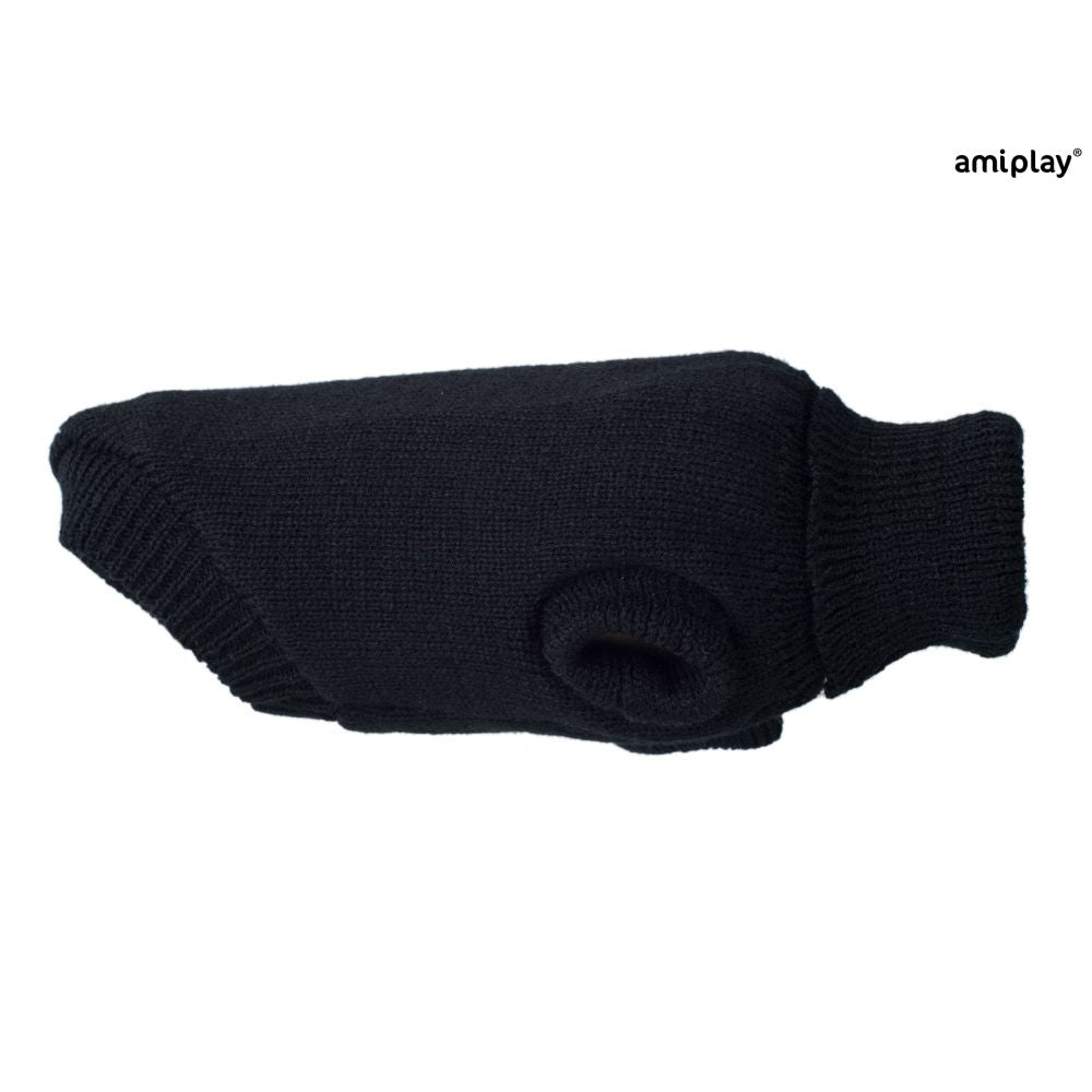 Amiplay Sweterek Dla Psa Oslo Czarny 28 cm