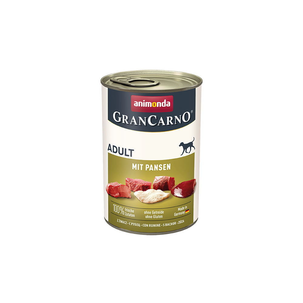 Animonda GranCarno Wieprzowina Z Żwaczem Karma Dla Psa 400 g